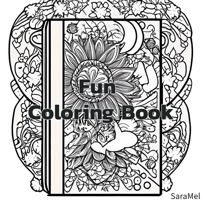 Fun Coloring Book - Etsy
