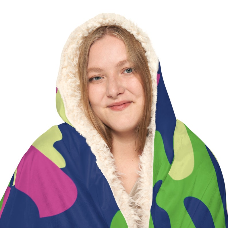 Camo Hooded Snuggle Blanket Etsy