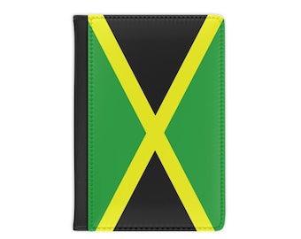 Personalizable Leather Passport, Jamaica Passport Cover, Custom Passport Holder, Travel Wallet, Traveler Gift, Travel Accessories