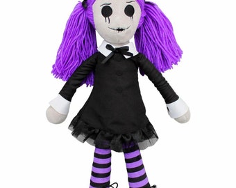 Viola The Goth Rag Doll Collectable Soft Plush Doll