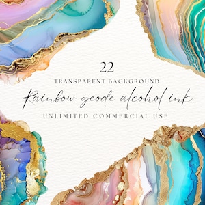 Regenbogen Alkohol Tinte Und Glitzer | Tinte Hintergrund | Epoxidharz Kunst | Kommerzielle Nutzung | Abstraktes Aquarell Clipart | Sofort Download
