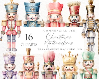 Nutcracker Clipart | Nutcracker Png | Christmas Clipart Png | Winter Clipart | Card Making | Watercolor Clipart | Fairy Tale Png