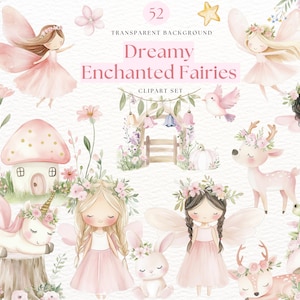 Graphismes de fée de printemps enchanteur, maison de fée mignonne PNG, clipart de printemps pour l'art de la chambre d'enfant, conceptions féeriques fantastiques, usage Commercial