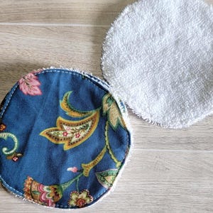 Cotton Reusable Face Pads,Handmade Skincare Essentials,makeup Remover rounds,zero Waste skincare,gift Idea,Eco friendly Beauty Gift, for her
