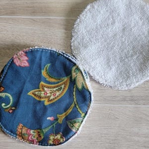 Cotton Reusable Face Pads,Handmade Skincare Essentials,makeup Remover rounds,zero Waste skincare,gift Idea,Eco friendly Beauty Gift, for her