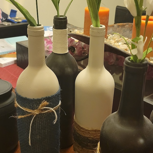 Wine Bottle Vases