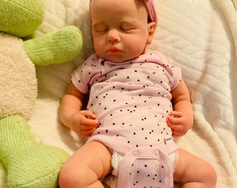 Silikon Reborn Baby Doll mit Zubehör Paket