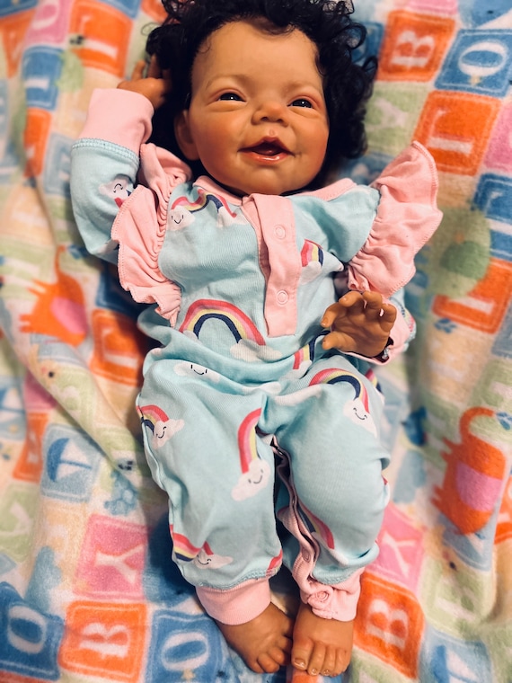 Realistic Reborn Baby Doll: 15" Weighted Ethnic Doll with Accessories