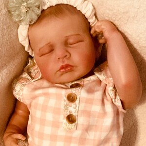 Realistic Weighted Reborn Baby Soft Cloth Body With Soft Vinyl