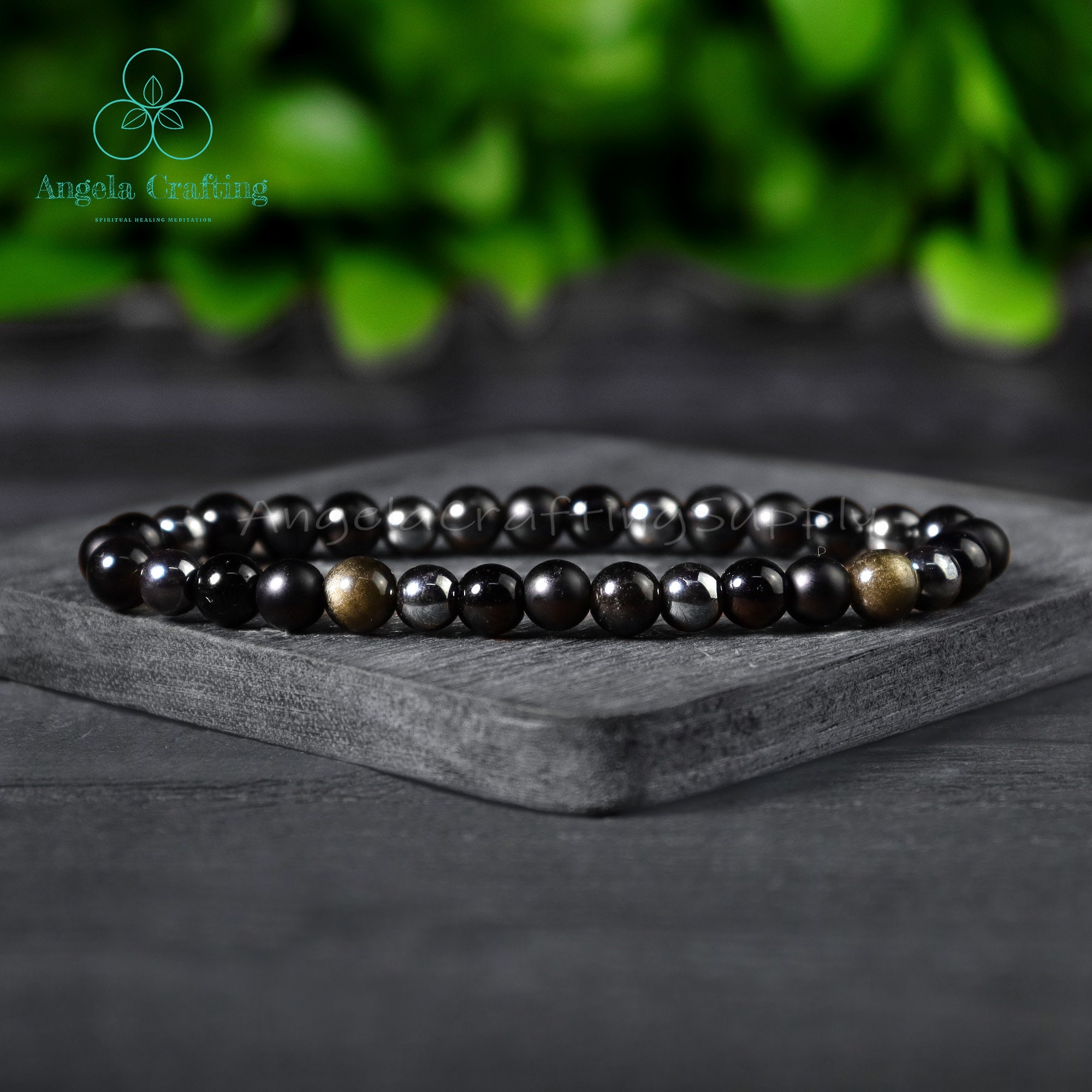 Delicate Black Tourmaline Hematite Gold Black Obsidian Black Onyx, 6mm Stretchy Protection Bracelet Genuine Gemstones - Etsy UK Delicate Black Tourmaline Hematite Gold Black Obsidian Black Onyx, 6mm Stretchy Protection Bracelet Genuine Gemstones - Etsy UK