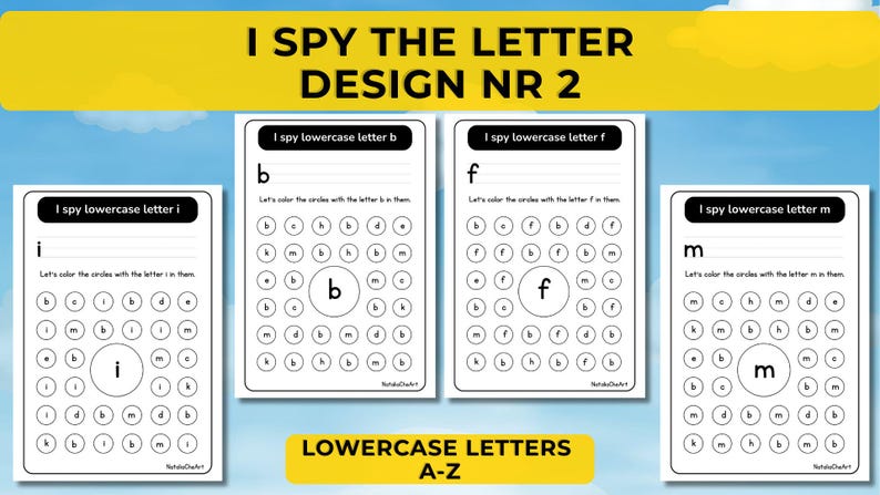130 Alphabet Spy and Find the Letter Worksheets. Letter Recognition ...