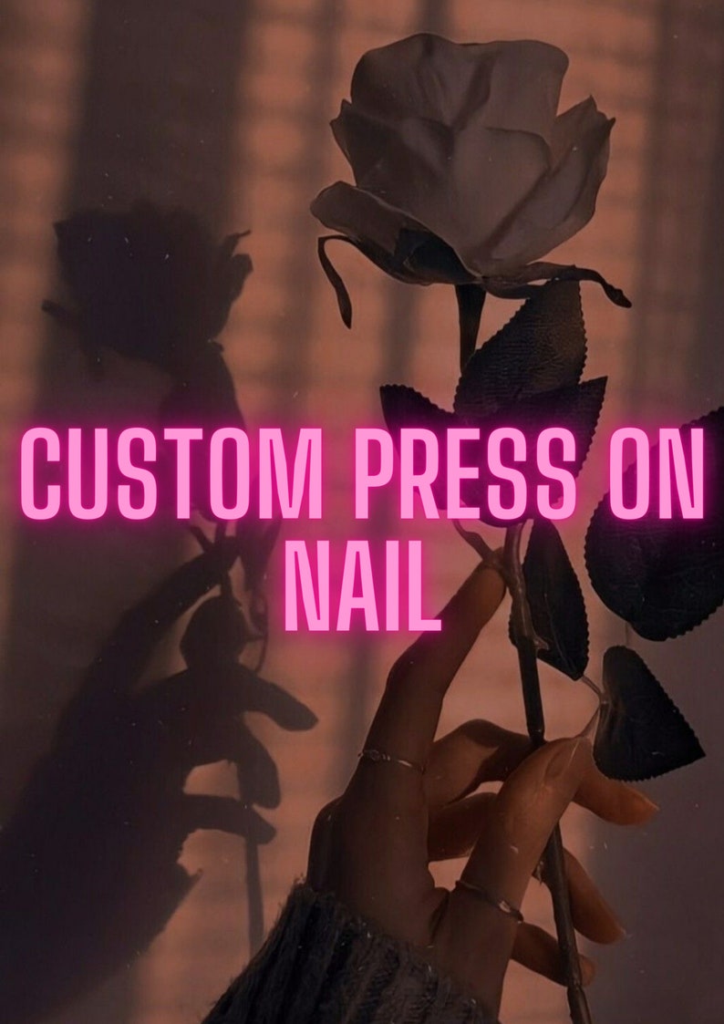 Press on nails custom / personnalisation image 1