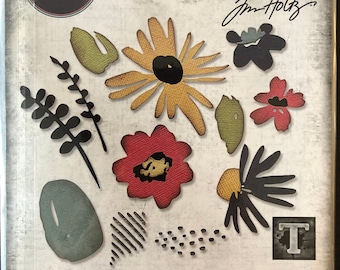 Tim Holtz Sizzix Die Modern Floristry 665853