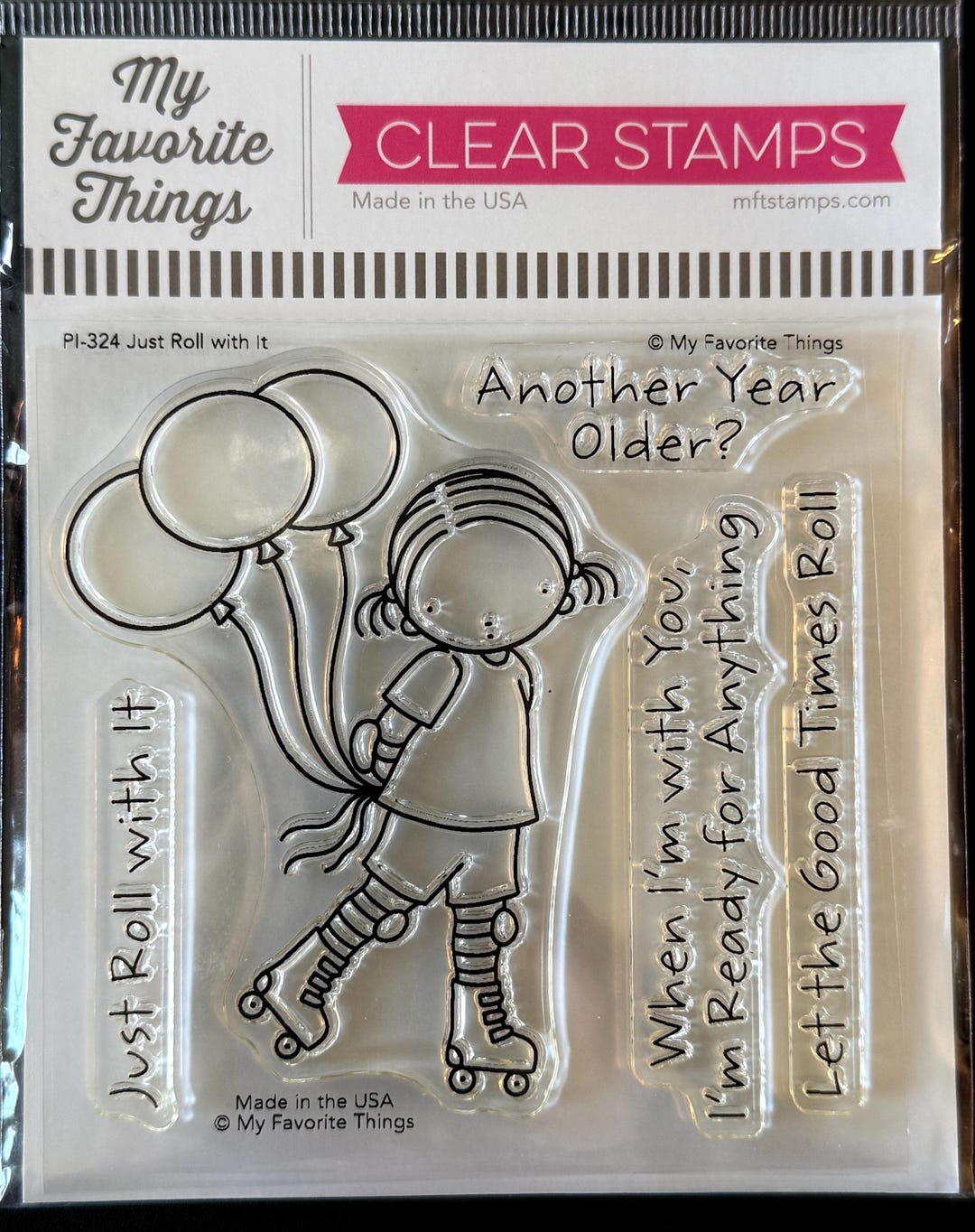 My Favorite Things Pure Innocence Stamp and Die Set Just Roll With It ...
