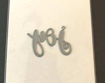 My Favorite Things Die-namics Joy Word Die