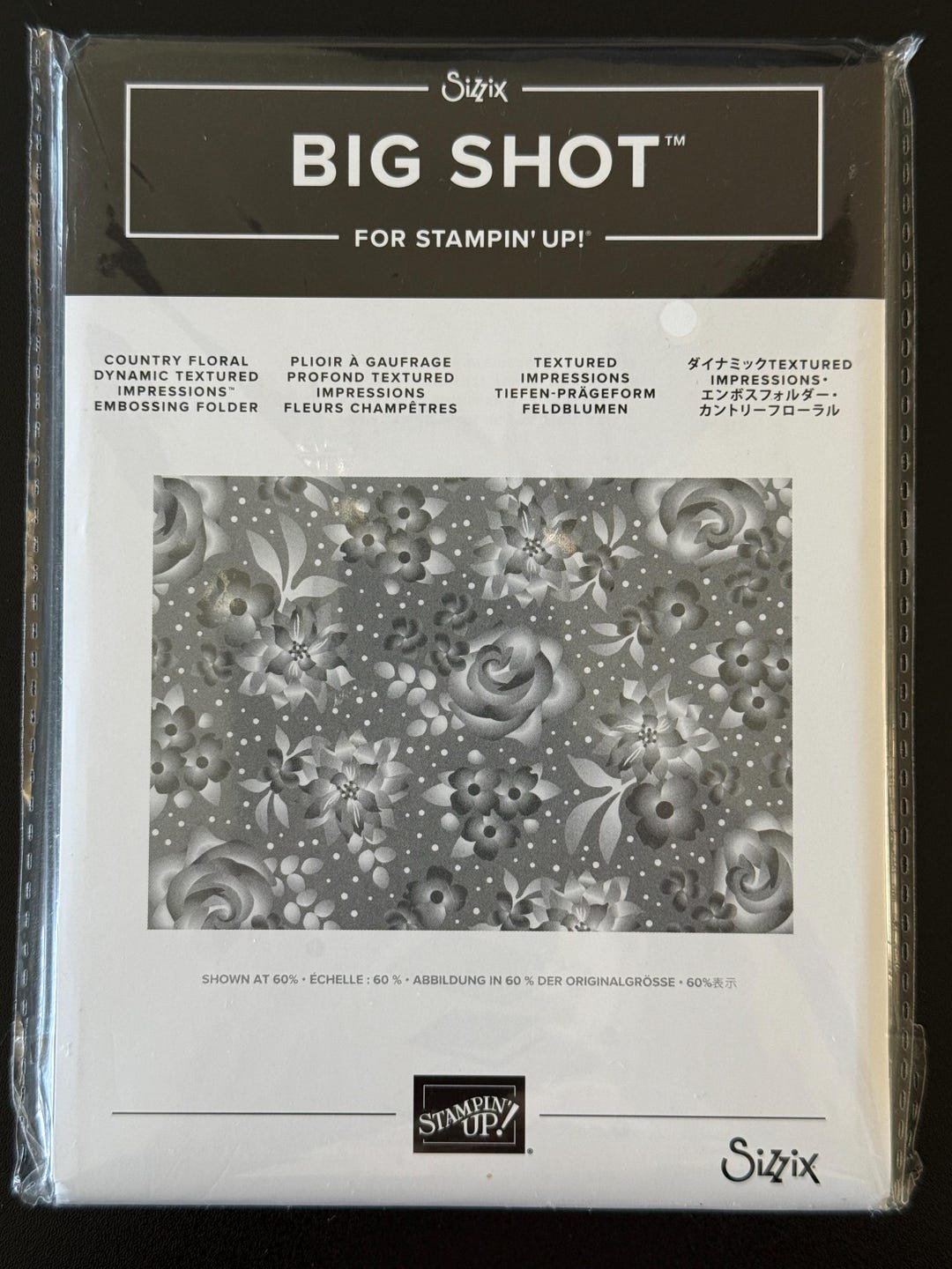 Stampin’ up 3D Embossing Folder Stampin’ Cut & Emboss Country Floral ...