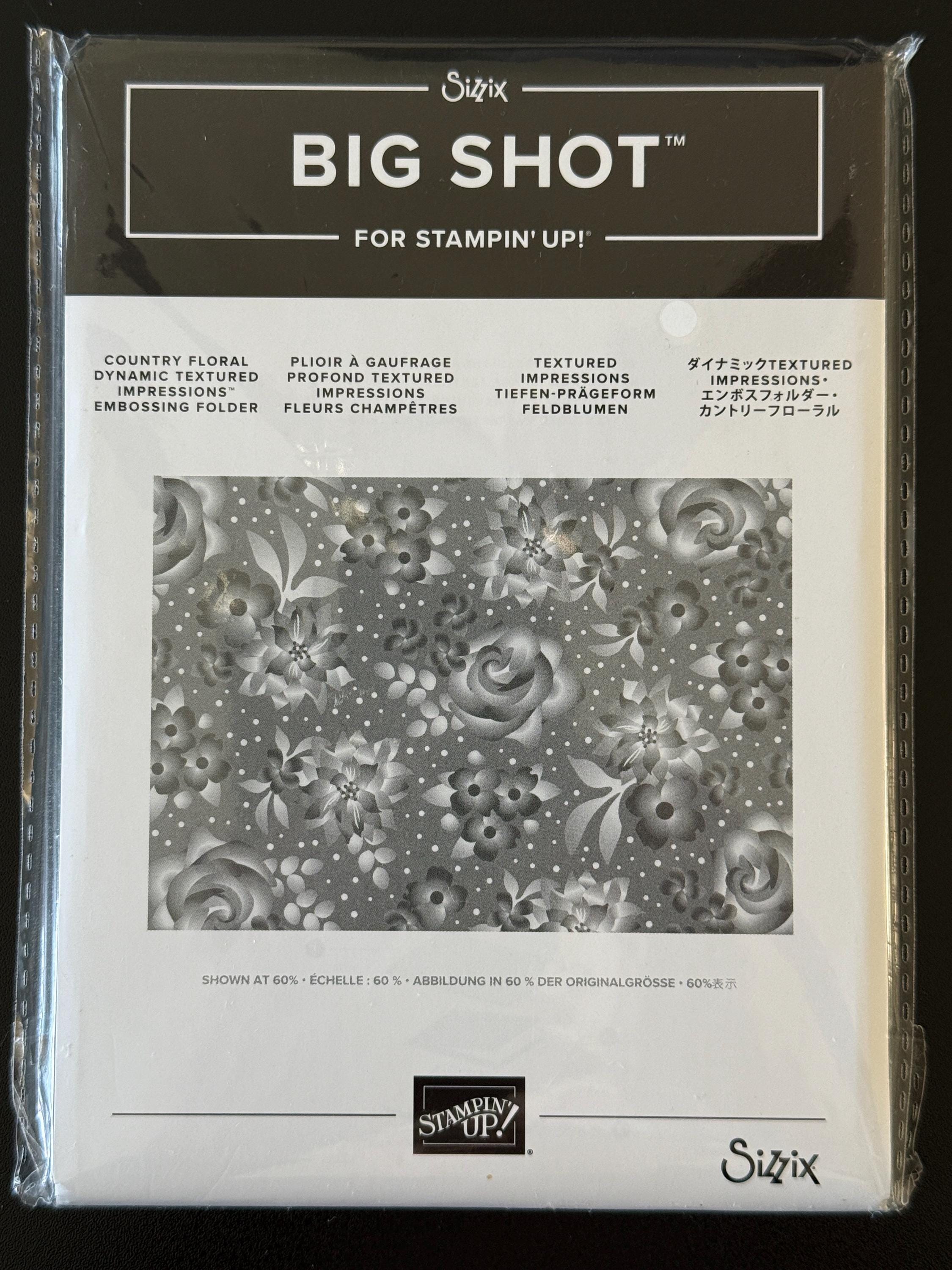 Stampin’ up 3D Embossing Folder Stampin’ Cut & Emboss Country Floral ...