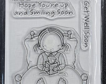 My Favorite Thing Pure Innocence Bed Rest Clear Stamp & Die Set