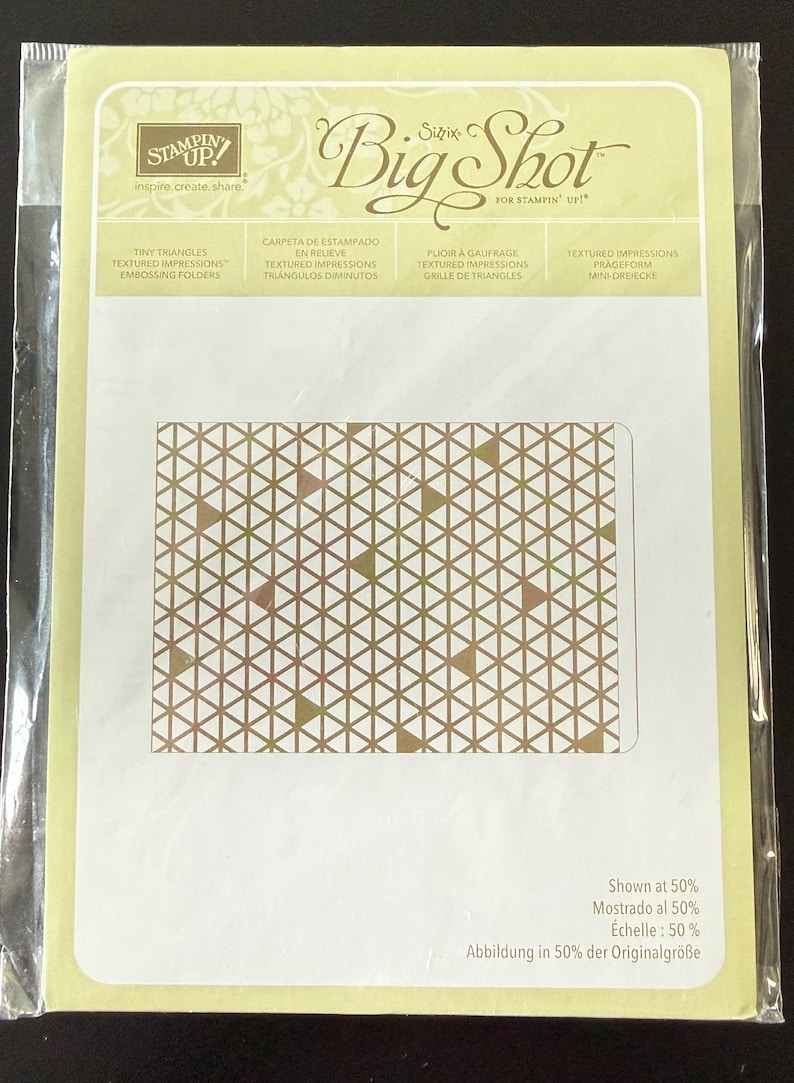 Stampin’ up Sizzix Big Shot Scallops Embossing Folder - Etsy