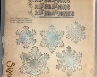 Sizzix Thinlits Dies Paper Snowflakes 660059**