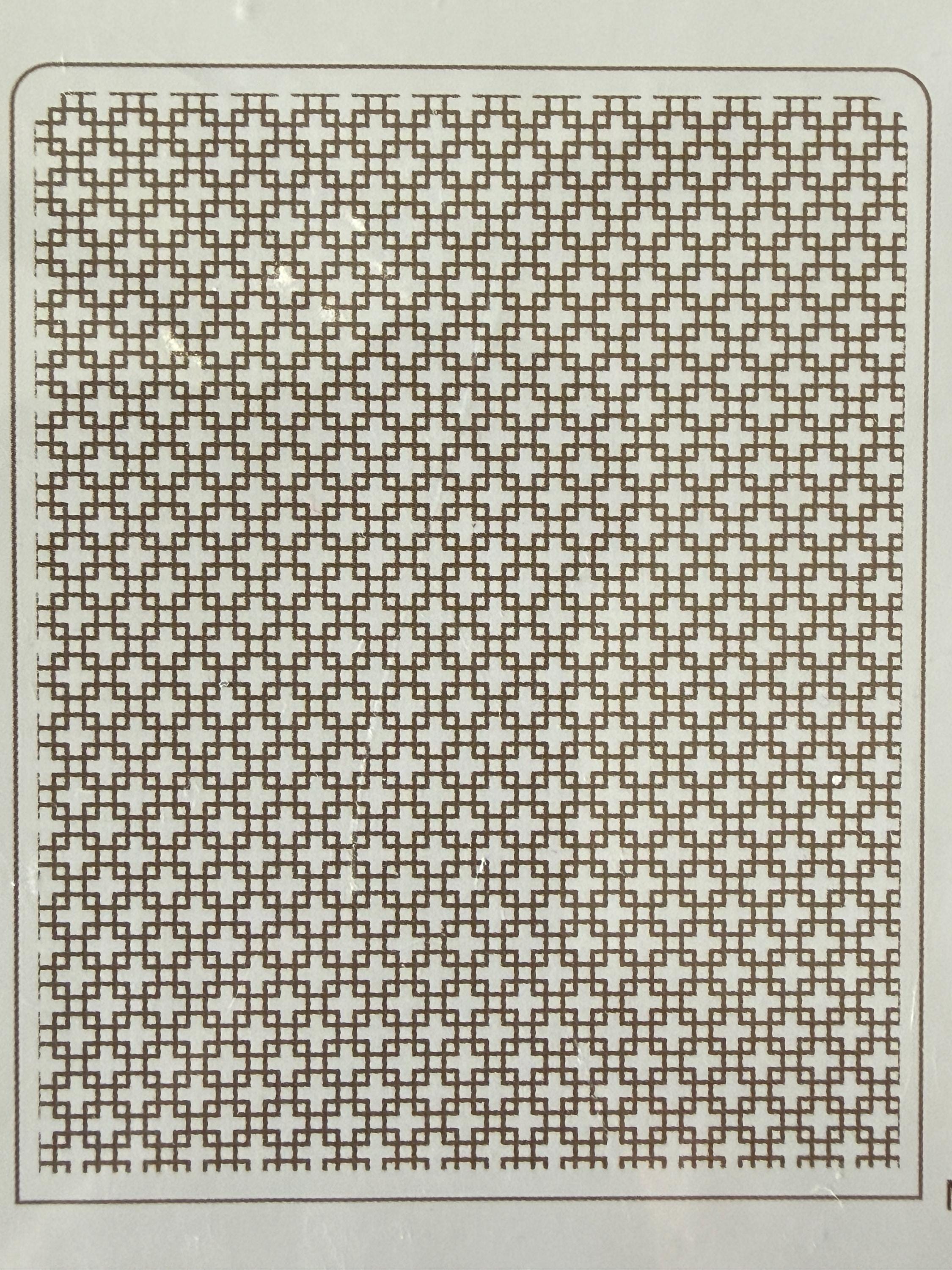 Stampin’ up Sizzix Big Shot Square Lattice Embossing Folder - Etsy