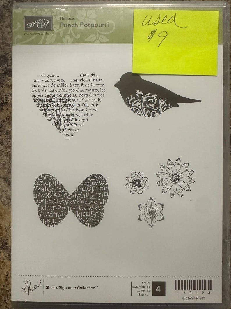 Stampin up Punch Potpourri Stamp Set 120124 - Etsy