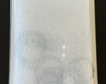Simon Says Stamp Embossing Folder With Dies Minted Florals SF267