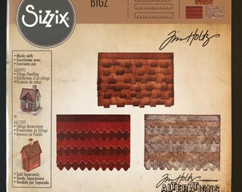 Sizzix Alterations Tim Holtz Bigz Village Rooftop Die 661197