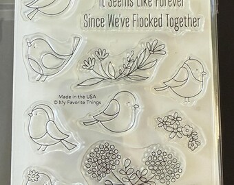 My Favorite Things Spring Songbird Stamp and Die Set