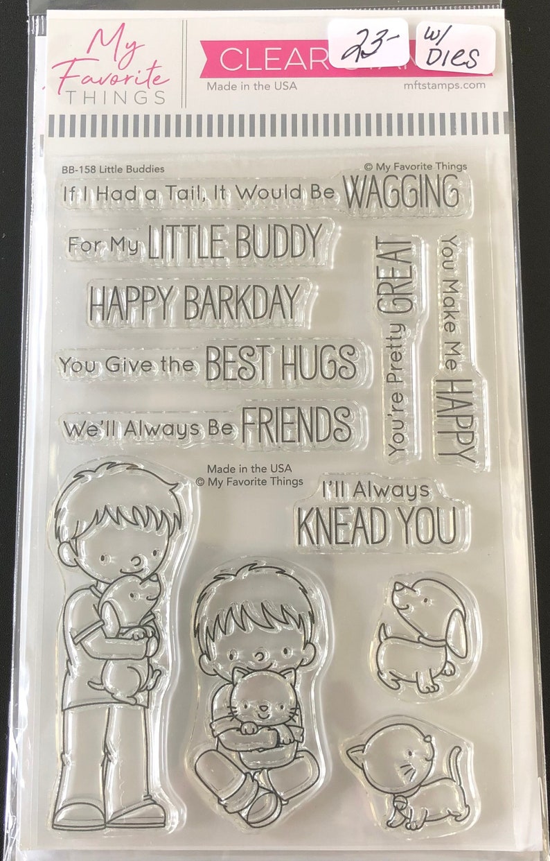 My Favorite Things Little Buddies Stamp and Die Set - Etsy
