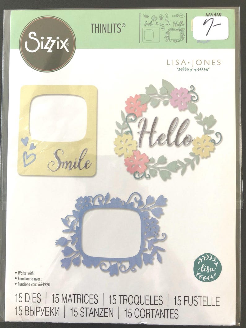 Sizzix Thinlits Die Set Rounded Picture Frames 665469 image 1