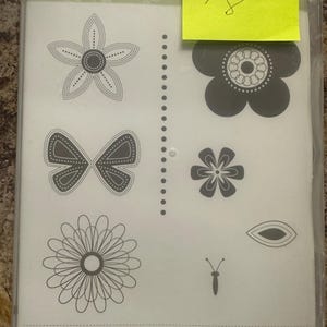 Stampin Up Punched Posies Stamp Set 120030