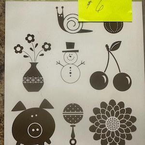 Stampin Up Button Buddies Stamp Set 122737