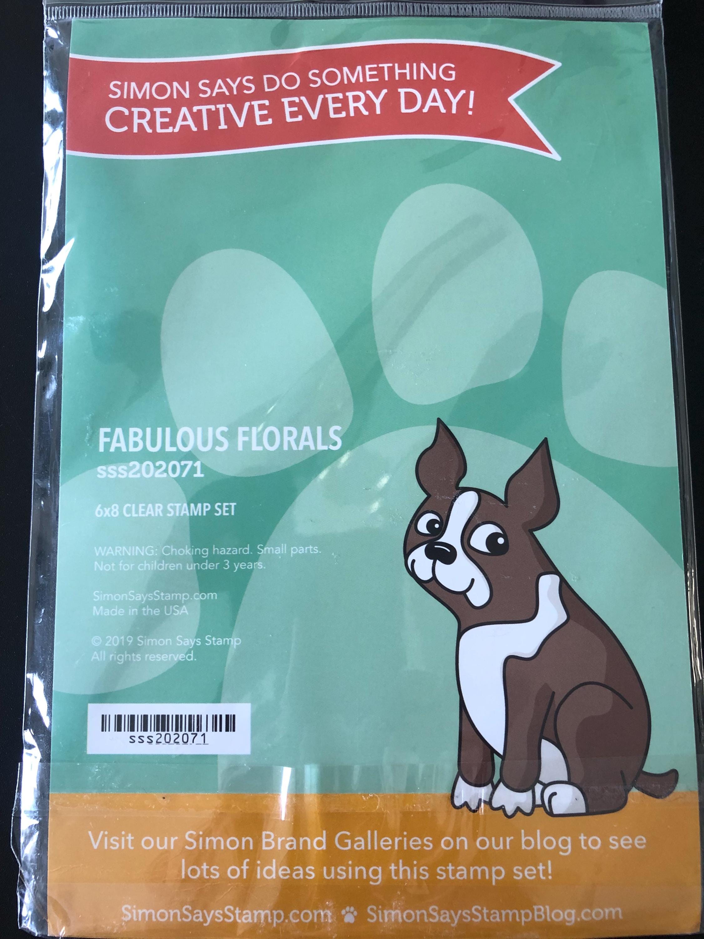 Simon Says Stamp Fabulous Florals Clear Stamp (used) - Etsy