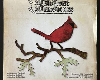 Sizzix Alterations Tim Holtz Bigz Die Christmas Cardinal 658260 - Etsy
