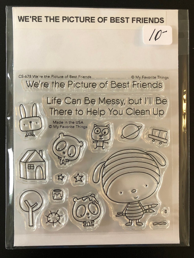 Best Friends Clear Stamp - My Favorite Things CS 678 - Etsy