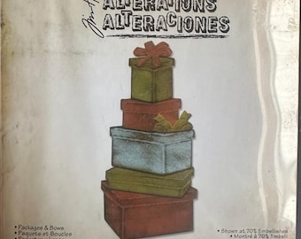 Sizzix Alterations Tim Holtz BigZ Packages and Bows 658768**