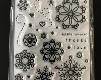 Simon Says Stamp Cute Snowflakes Clear Stamp SSS101602