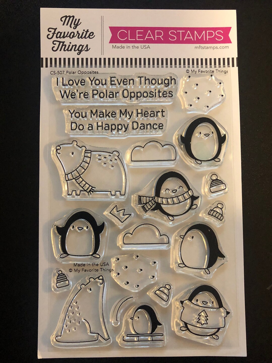 My Favorite Things Polar Opposites Stamp and Die Set CS 507 - Etsy