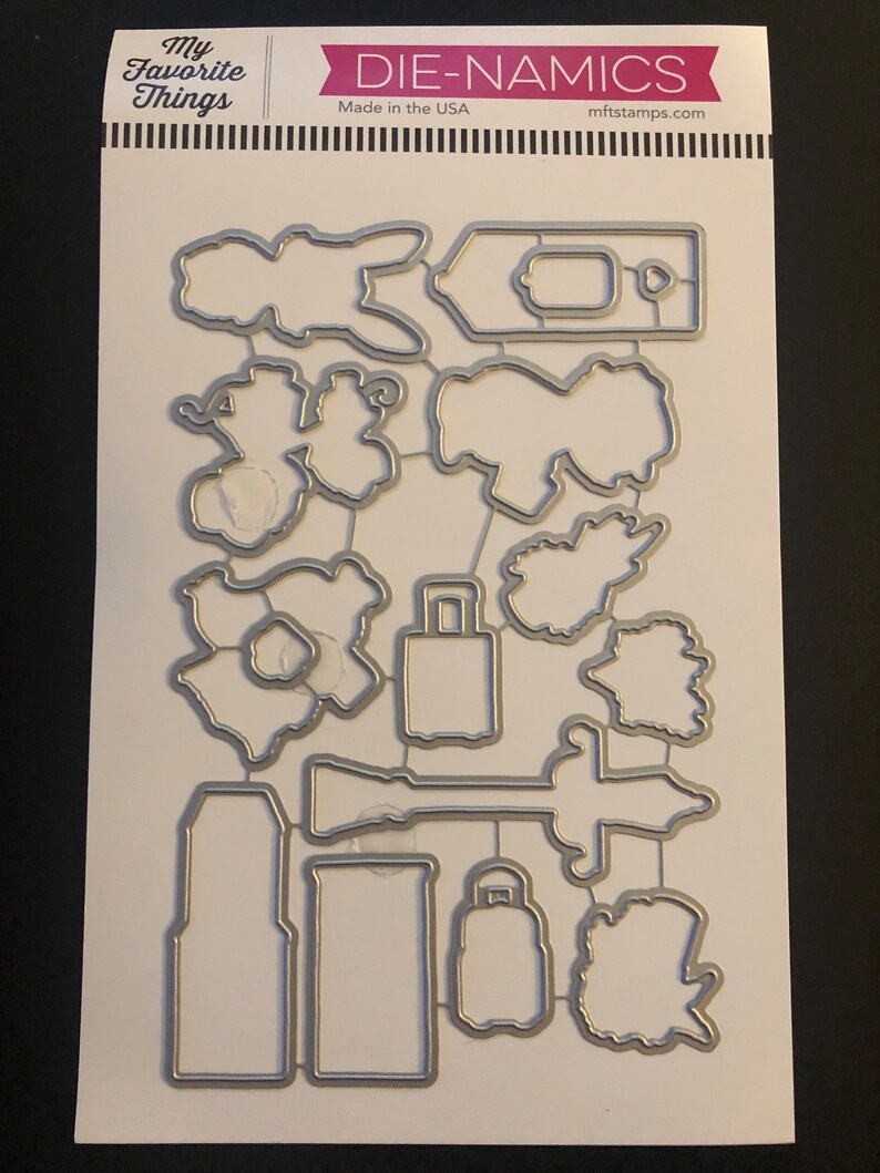My Favorite Things Travel Plans Stamp and Die Set SY-32 - Etsy