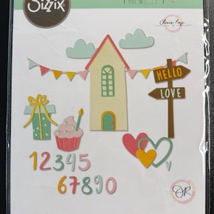 Sizzix Thinlits Die Set House Party 664992**