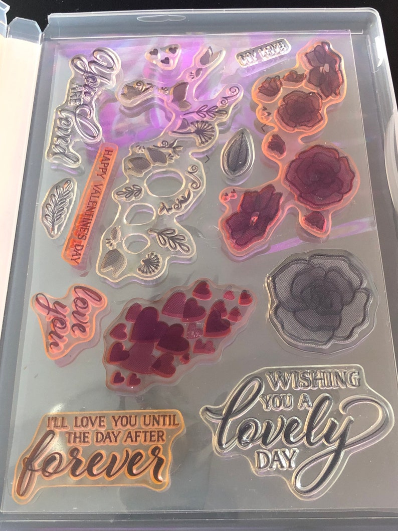 Stampin up Forever Lovely Stamp and Die Set, Flowers Edgelits (used) - Etsy