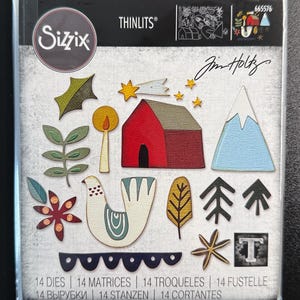 Sizzix Thinlits Tim Holtz Funky Nordic 665576**