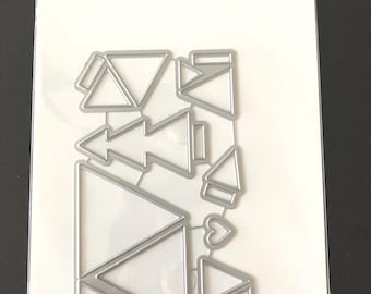 My Favorite Things Christmas Tree Die Cool Geometric Design (MFT-2404)