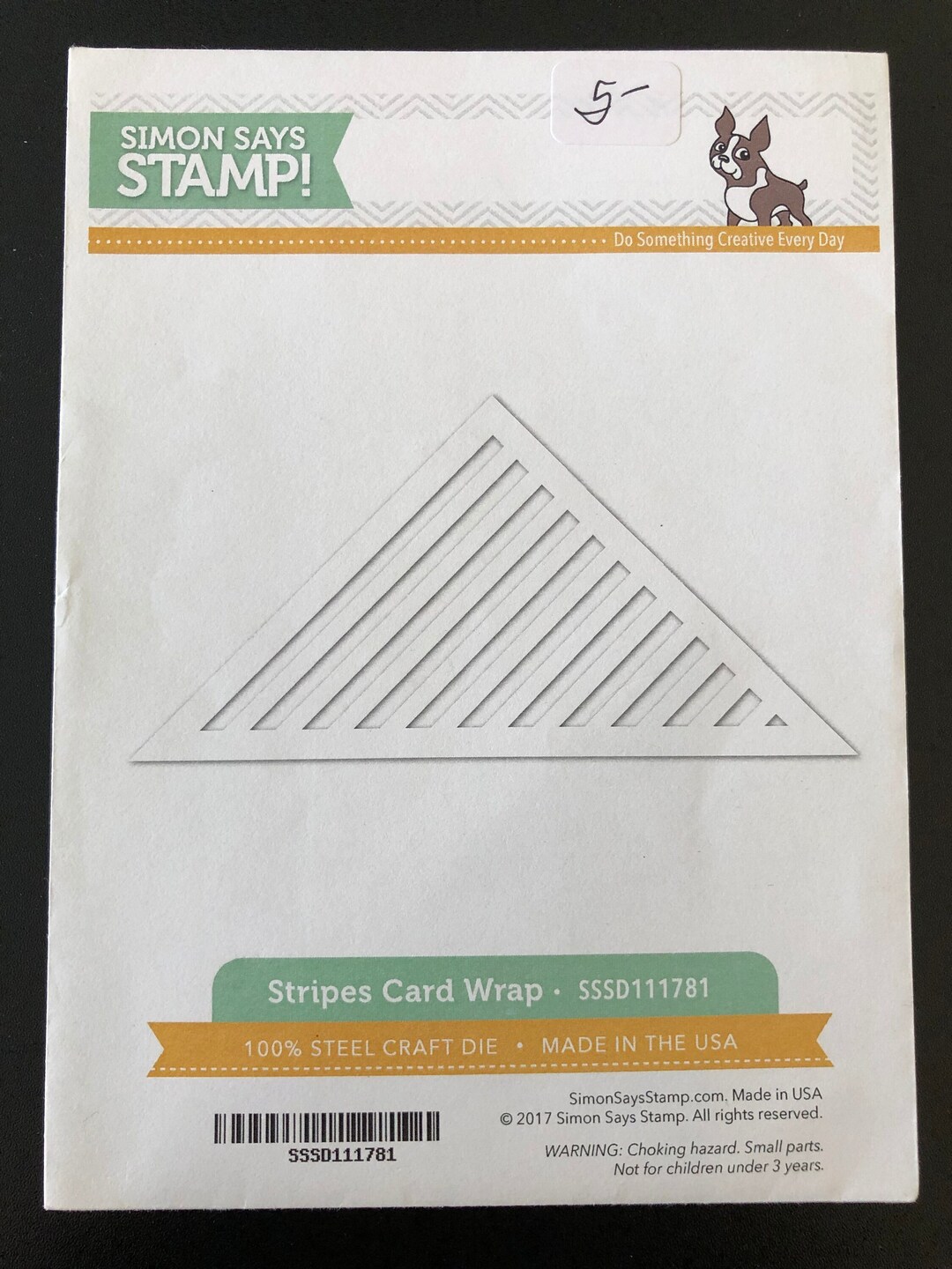 Simon Says Stamp Stripes Card Wrap Die - Etsy