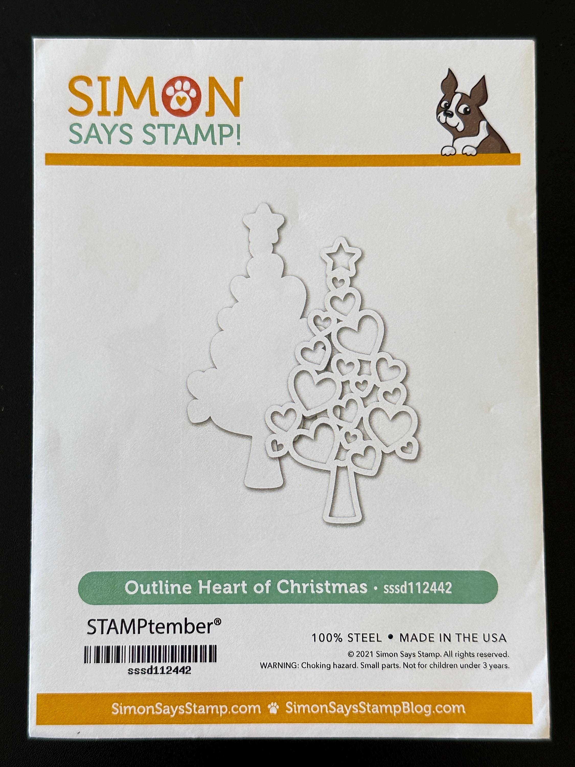 Simon Says Stamp Heart of Christmas Stamp/die Set and Stencil - Etsy