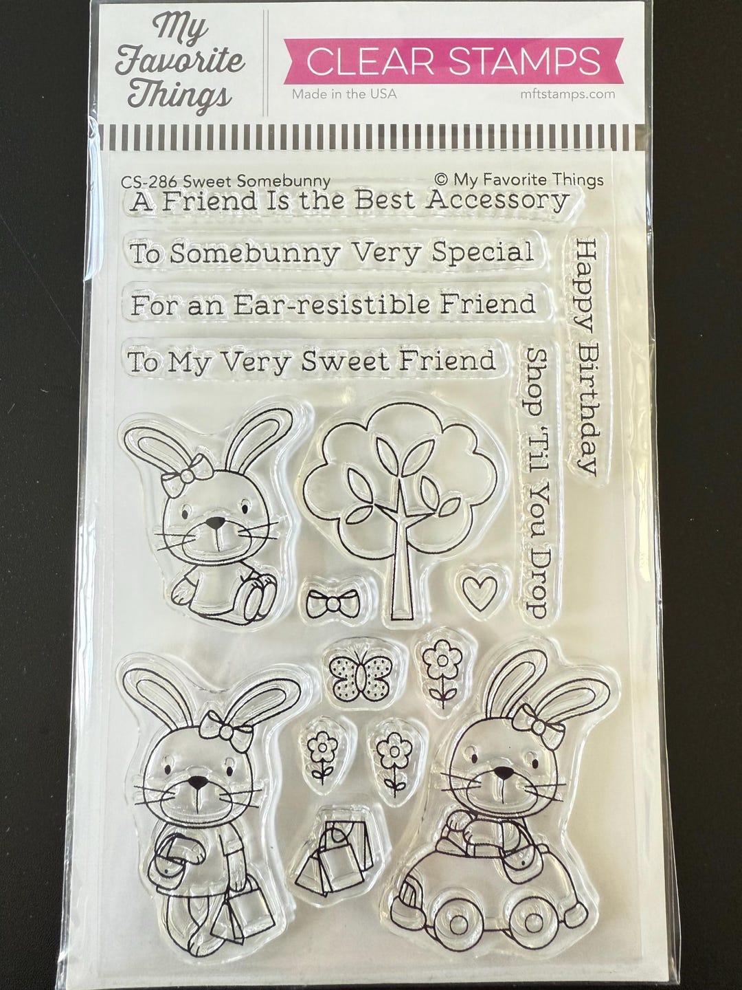 My Favorite Things Sweet Somebunny Stamp and Die Set CS-286 - Etsy