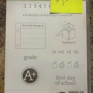 Stampin Up First Day Stamp Set 120051