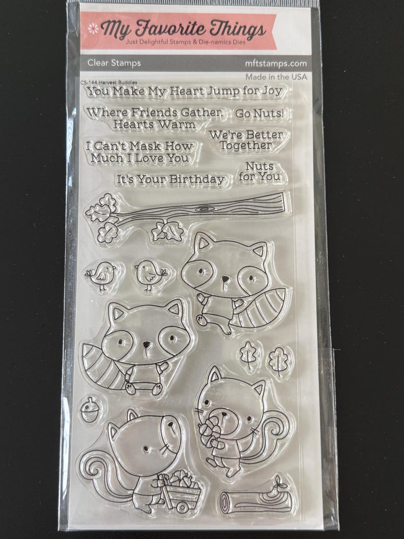 My Favorite Things Harvest Buddies Stamp and Die Set - Etsy