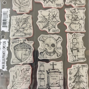 Holiday Whatnots Cling Mounted Rubber Stamps By Tim Holtz For Stampers